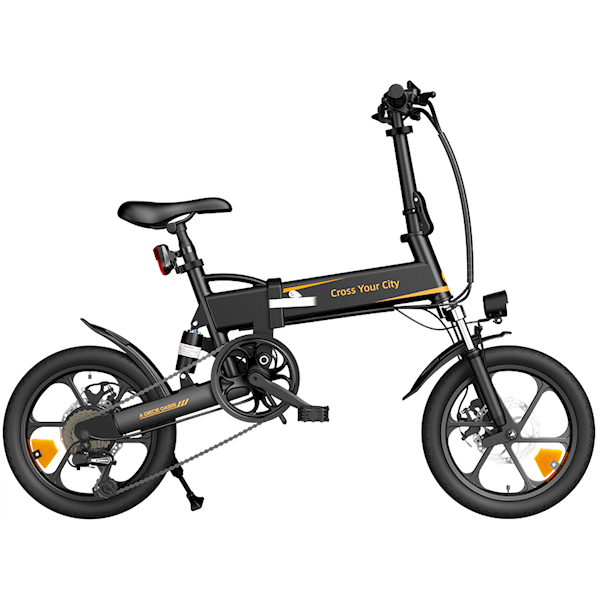 ელექტრო ველოსიპედი ADO A16 XE, 350W, Folding Electric Bike, 25KM/H, Black